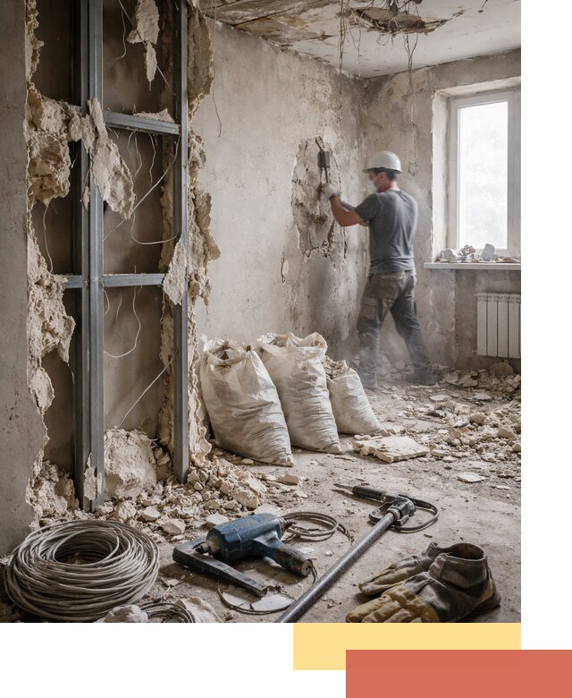 Профессиональный демонтаж зданий и конструкций в Калининграде