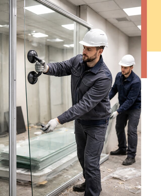 Демонтаж стеклянных перегородок в Калининграде от 3238 руб. — быстро и недорого | ОТДЕЛОЧНИК-Клн