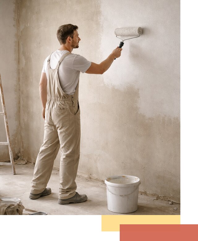 Грунтовка стен под отделку в Калининграде профессиональным раствором