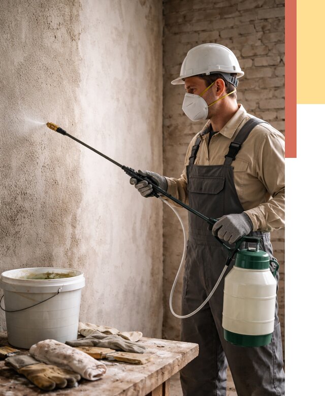 Антисептическая обработка стен в Калининграде от 1214 руб. — быстро и недорого | ОТДЕЛОЧНИК-Клн