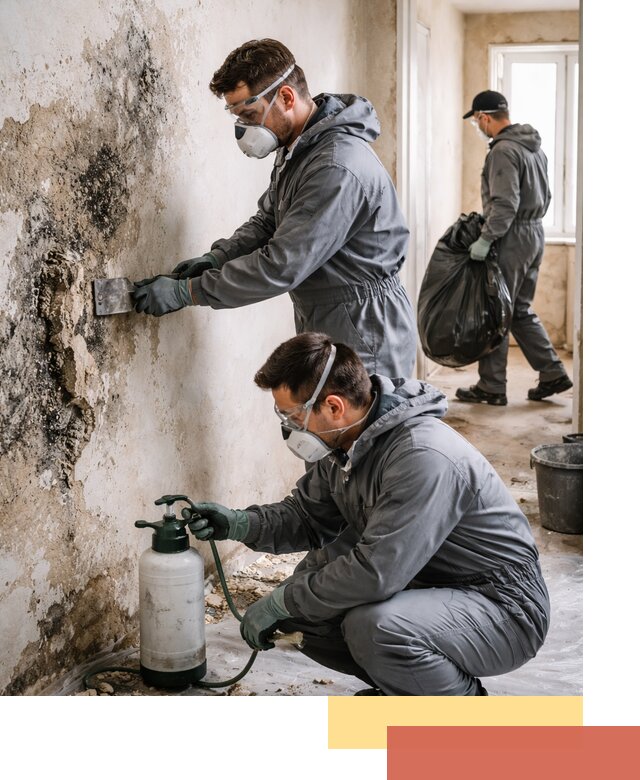 Удаление плесени со стен профессионально в Калининграде