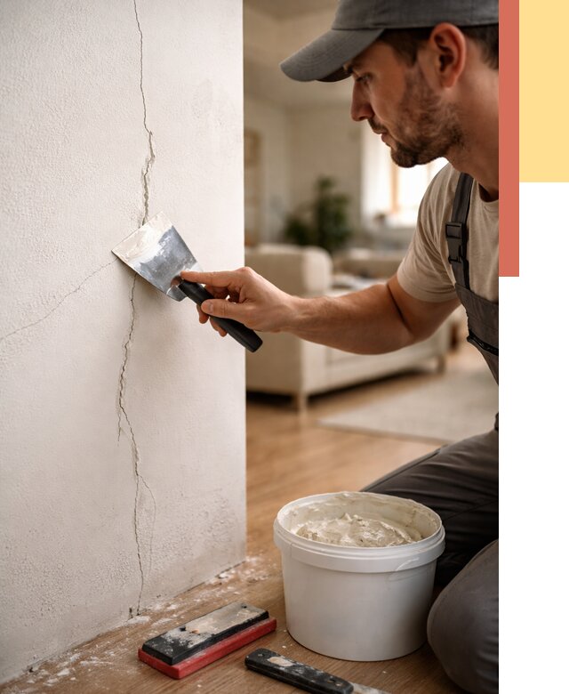 Заделка трещин и сколов в Калининграде от 2479 руб. — быстро и недорого | ОТДЕЛОЧНИК-Клн