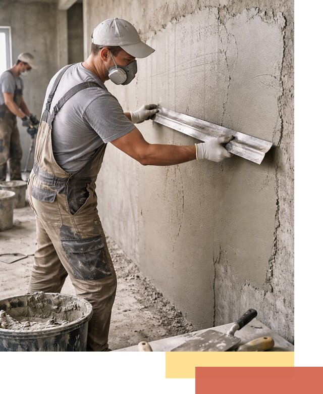 Штукатурка бетонных стен в Калининграде качественно и долговечно