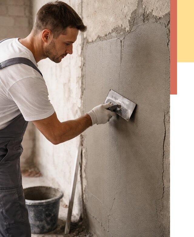 Штукатурка стен под плитку в Калининграде от 4250 руб./м2 — выравнивание под плитку | ОТДЕЛОЧНИК-Клн