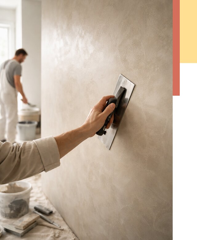 Венецианская штукатурка в Калининграде от 3541 руб/м² — нанесение стен под ключ | ОТДЕЛОЧНИК-Клн