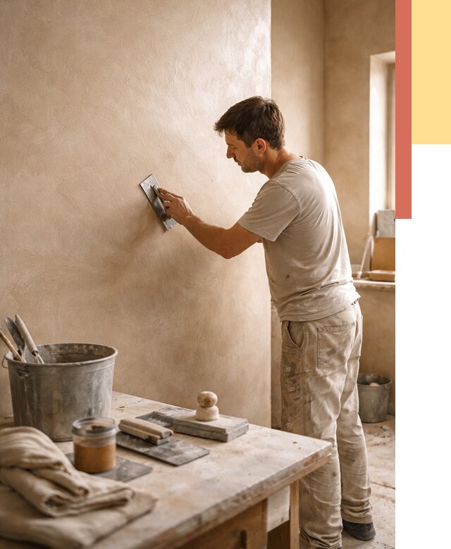 Марокканская штукатурка таделакт в Калининграде под ключ от 4250 руб. | ОТДЕЛОЧНИК-Клн