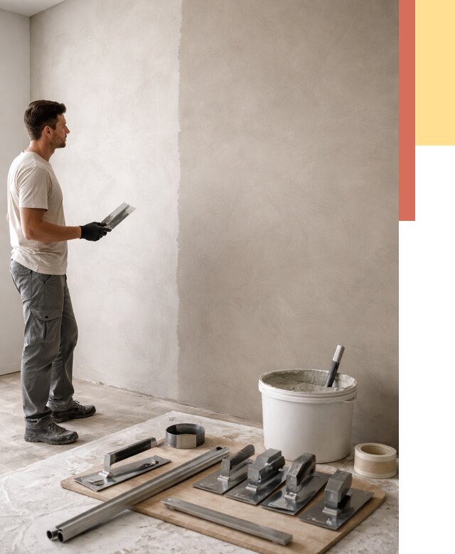 Нанесение микроцемента на стены в Калининграде от 3238 руб./м2 под ключ | ОТДЕЛОЧНИК-Клн