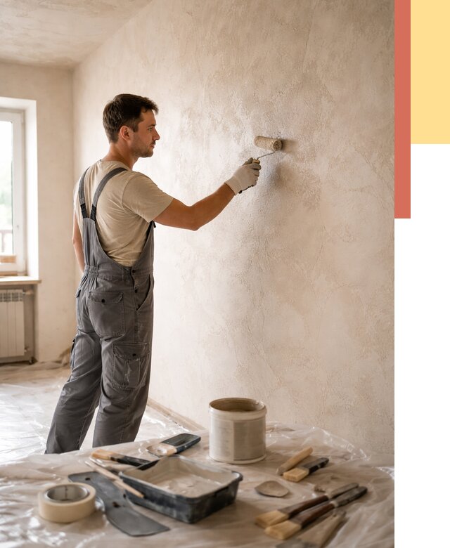 Нанесение лессирующей краски по декоративке в Калининграде от 1771 руб. | ОТДЕЛОЧНИК-Клн