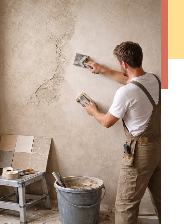 Ремонт декоративной штукатурки в Калининграде от 4553 руб. под ключ | ОТДЕЛОЧНИК-Клн