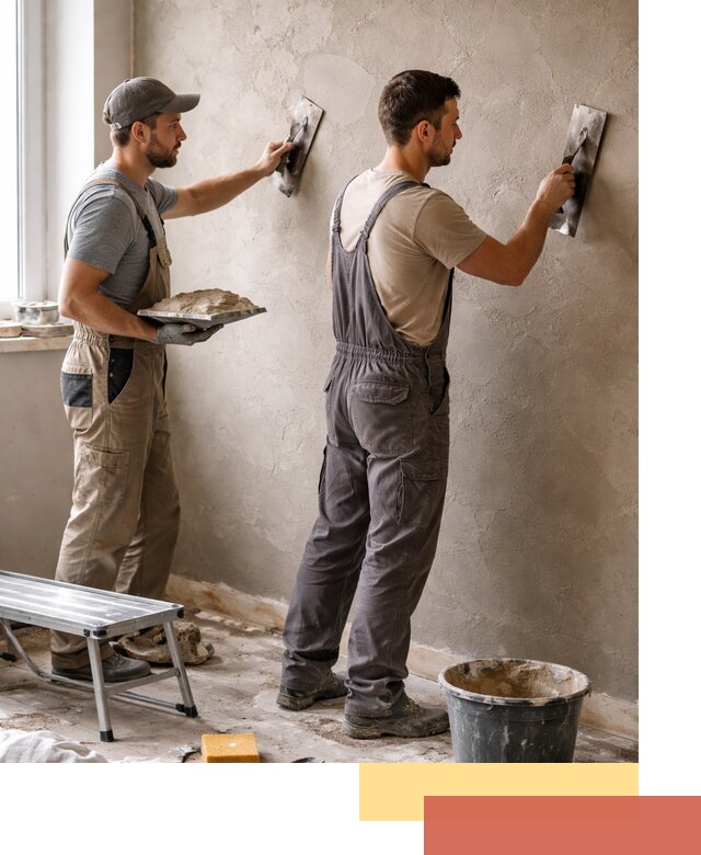 Ремонт декоративной штукатурки и восстановление фактуры в Калининграде