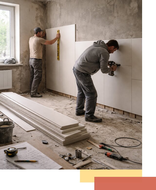 Монтаж ПВХ панелей на стены в Калининграде качественно и быстро