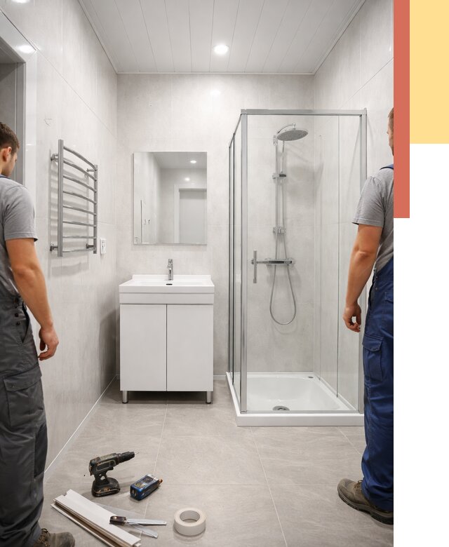 Отделка ванной комнаты панелями ПВХ в Калининграде от 4553 руб. за м2 | ОТДЕЛОЧНИК-Клн