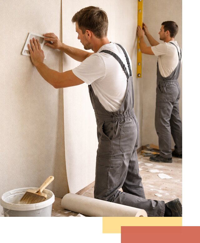 Поклейка бумажных обоев в Калининграде качественно и недорого