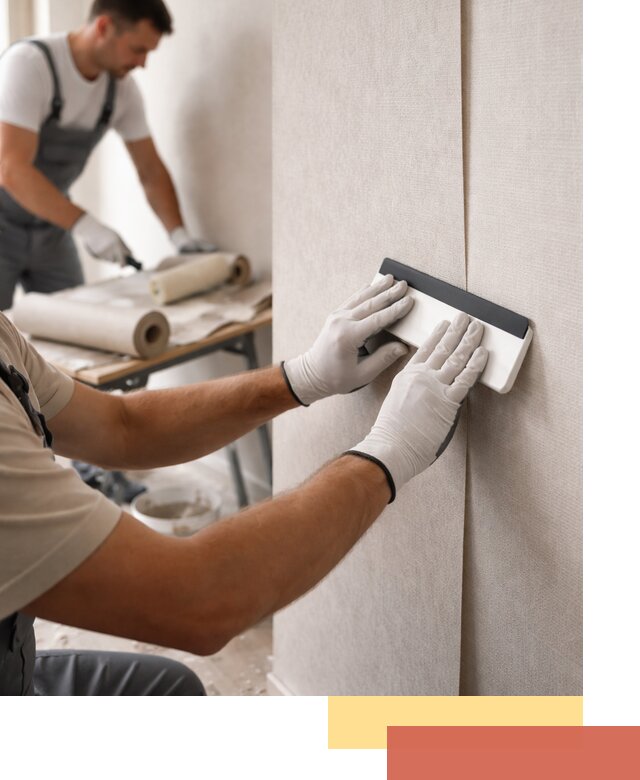 Поклейка обоев под покраску в Калининграде профессионально и быстро