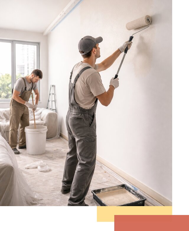 Покраска стен в офисе в Калининграде — быстрый и качественный ремонт