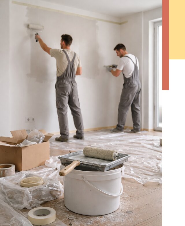 Покраска стен в квартире в Калининграде от 2530 руб/м2 — быстро и недорого | ОТДЕЛОЧНИК-Клн