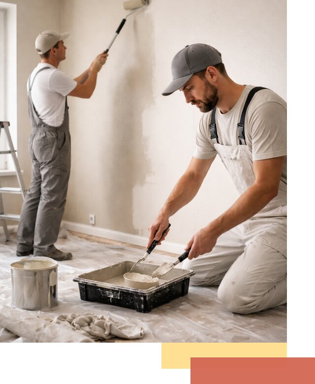 Покраска стен в квартире в Калининграде — профессионально и аккуратно