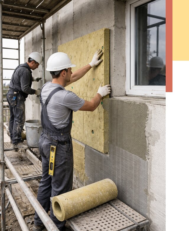 Утепление стен в Калининграде от 4351 руб. под ключ — быстро и недорого | ОТДЕЛОЧНИК-Клн