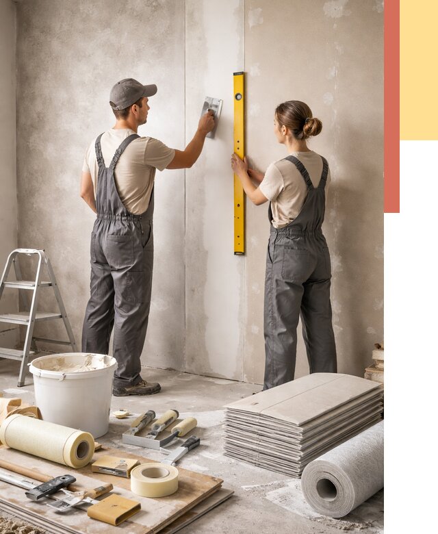 Отделка стен в Калининграде от 1518 руб/м² — недорого, быстро, под ключ | ОТДЕЛОЧНИК-Клн