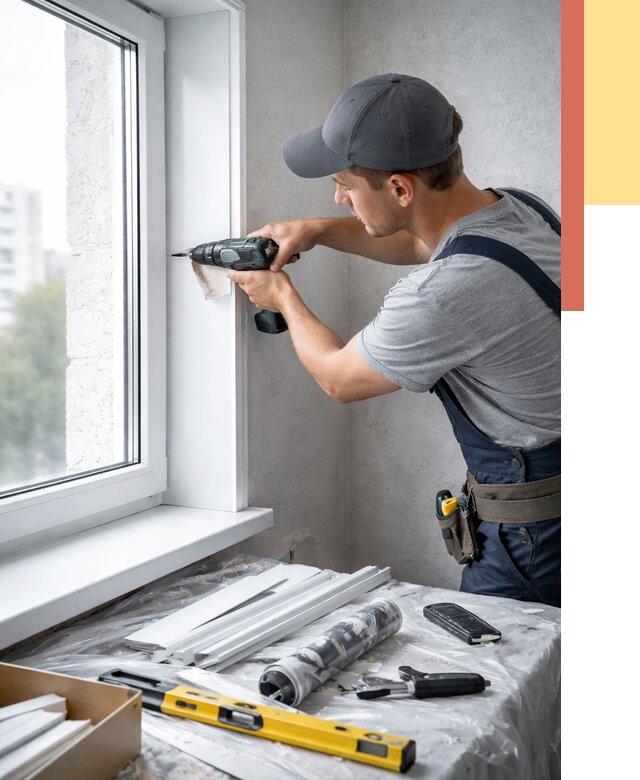 Установка пластиковых откосов в Калининграде от 2277 руб. | ОТДЕЛОЧНИК-Клн монтаж, быстро и недорого