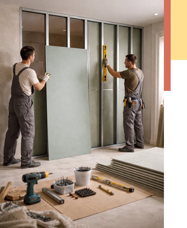 Перегородка из влагостойкого гипсокартона в Калининграде от 4857 руб. — монтаж под ключ | ОТДЕЛОЧНИК-Клн