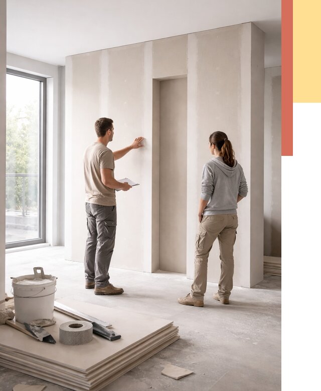 Зонирующая перегородка из гипсокартона в Калининграде от 2833 руб. под ключ | ОТДЕЛОЧНИК-Клн