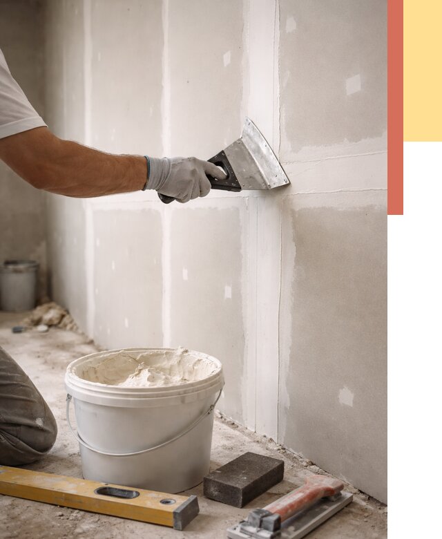 Шпаклевка перегородок из гипсокартона в Калининграде от 2530 руб. — услуги ОТДЕЛОЧНИК-Клн