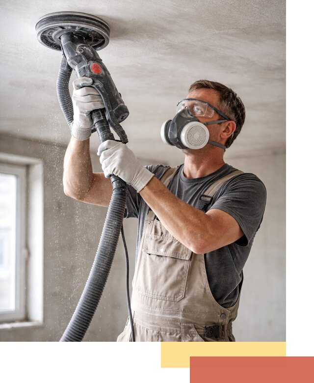 Шлифовка потолка в Калининграде — качественная подготовка под отделку