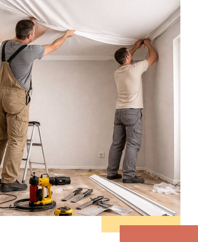 Монтаж ПВХ натяжного потолка в Калининграде качественно и быстро