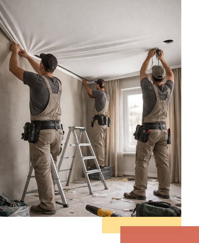 Монтаж матового натяжного потолка в Калининграде качественно и быстро