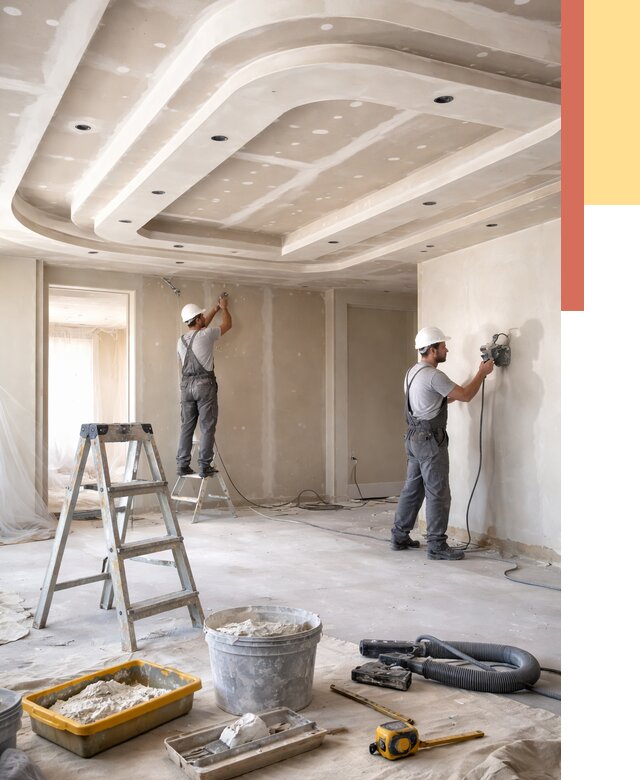 Многоуровневый потолок из гипсокартона в Калининграде от 759 руб. под ключ | ОТДЕЛОЧНИК-Клн