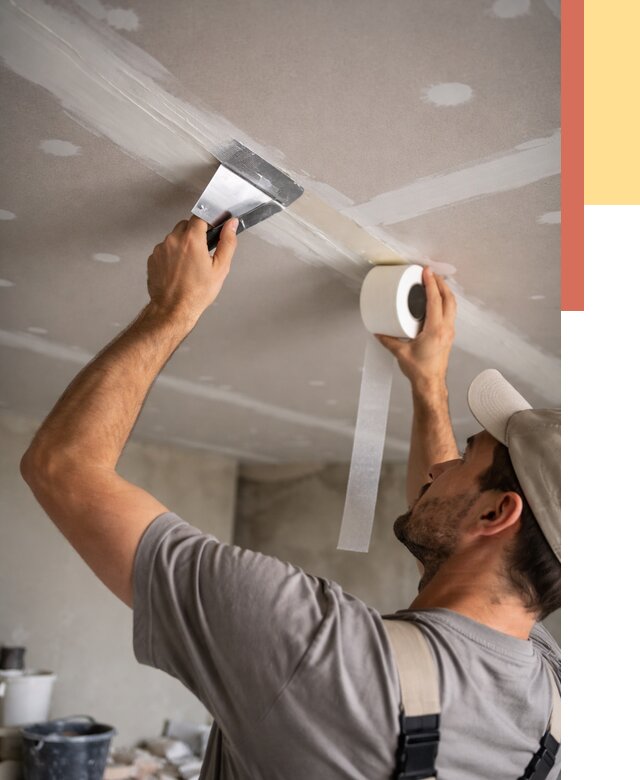 Обработка швов потолка ГКЛ в Калининграде от 7589 руб. под ключ | ОТДЕЛОЧНИК-Клн