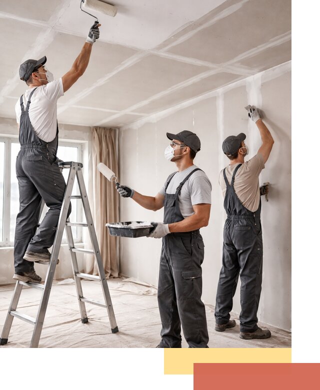 Покраска потолка из гипсокартона в Калининграде качественно и недорого