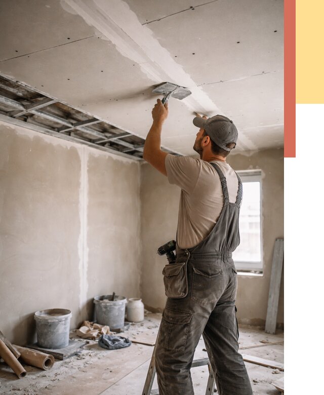 Ремонт потолка из гипсокартона в Калининграде от 658 руб./м² — быстро и недорого | ОТДЕЛОЧНИК-Клн