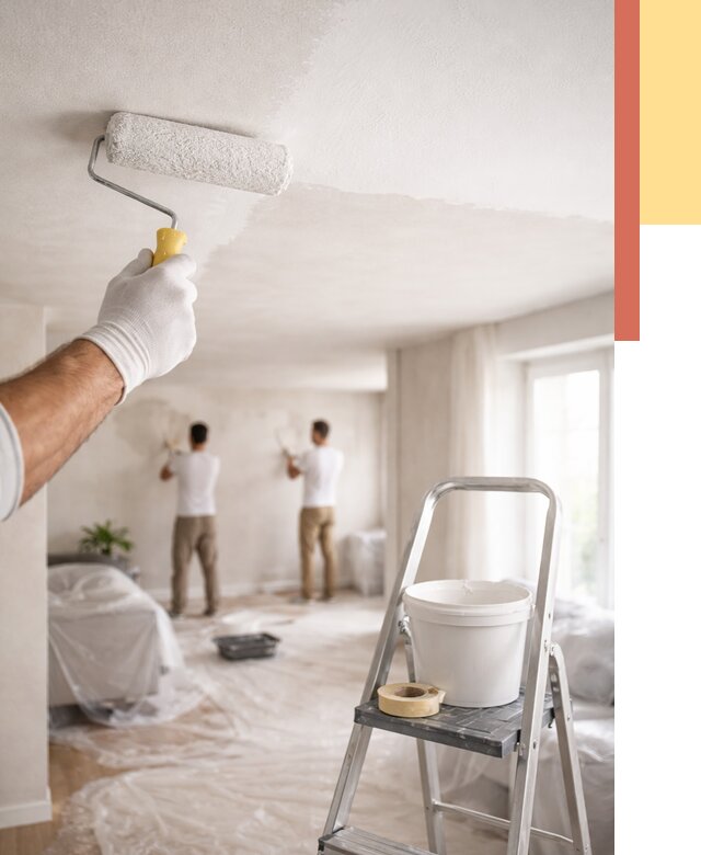 Покраска потолка акриловой краской в Калининграде от 2530 руб. | ОТДЕЛОЧНИК-Клн