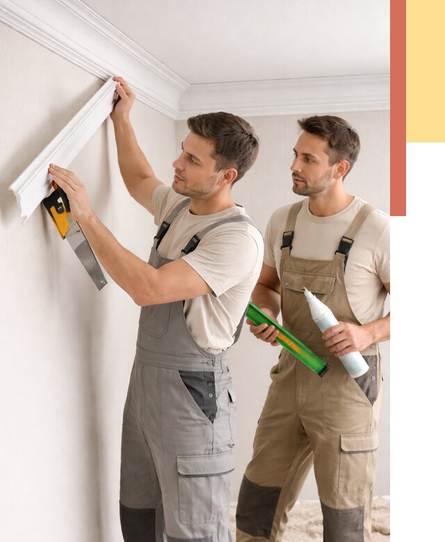 Монтаж потолочного плинтуса в Калининграде от 2327 руб. — быстро и недорого | ОТДЕЛОЧНИК-Клн