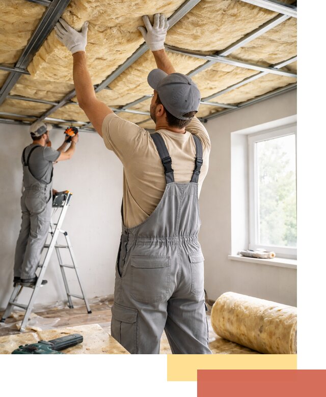 Утепление потолка под ключ в Калининграде качественно и быстро