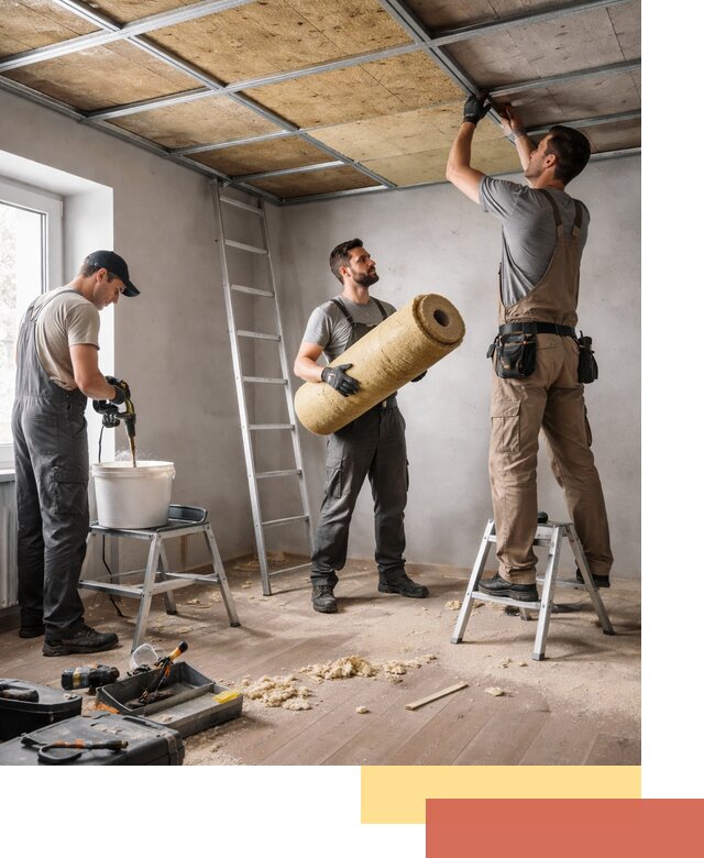 Шумоизоляция потолка в Калининграде: профессиональный монтаж и отделка