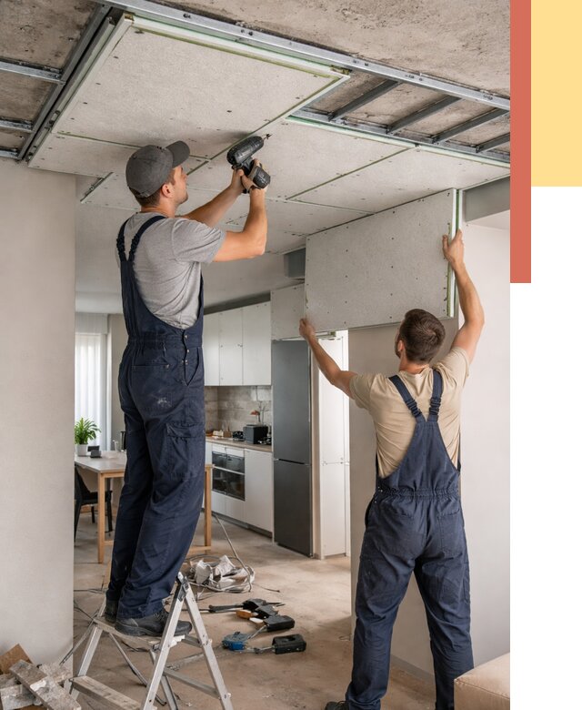 Шумоизоляция потолка панелями зипс в Калининграде от 1872 руб. под ключ | ОТДЕЛОЧНИК-Клн